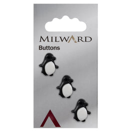 Milward Carded Buttons: 16mm - Pack of 3 - 00423