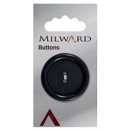 Milward Carded Buttons: 34mm - Pack of 1 - 00460