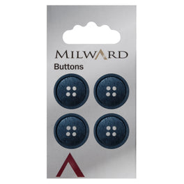 Milward Carded Buttons: 20mm - Pack of 4 - 00465