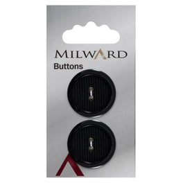 Milward Carded Buttons: 25mm - Pack of 2 - 00483