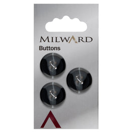 Milward Carded Buttons: 19mm - Pack of 3 - 00541