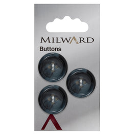 Milward Carded Buttons: 20mm - Pack of 3 - 00953A