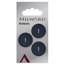 Milward Carded Buttons: 20mm - Pack of 3 - 00968