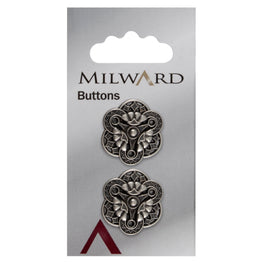 Milward Carded Buttons: 22mm - Pack of 2 - 01013