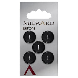 Milward Carded Buttons: 16mm - Pack of 5 - 01036