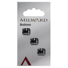 Milward Carded Buttons: 12mm - Pack of 3 - 01038