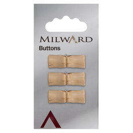 Milward Carded Buttons: 25mm - Pack of 3 - 01051