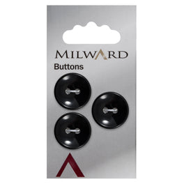 Milward Carded Buttons: 20mm - Pack of 3 - 01110A