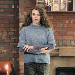 Gemma Top in Rowan Felted Tweed Dk or Kidsilk Haze - Digital Version