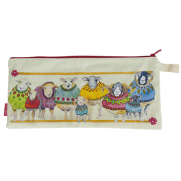 Emma Ball Long Project Bag - Sheep in Sweaters