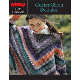 Free Download - Garter Stitch Sweater in Noro Silk Garden Aran