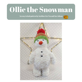 Ollie The Snowman in Sirdar Alpine by Sue Jobson - Digital Version