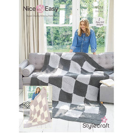 Nice and Easy - Knitted Blankets in Stylecraft Special XL - Digital Version 9934