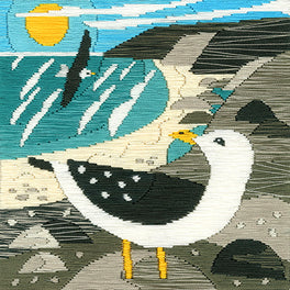 Silken Scenes: Seagulls (Long Stitch)
