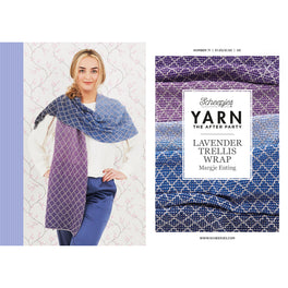 Yarn The After Party - Lavender Trellis Wrap by Margje Enting