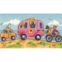 Are We There Yet? Cross Stitch Kit by Karen Carter