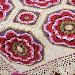 Imogen Crochet Blanket Pattern by Janie Crow