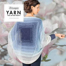 Yarn The After Party 27 Indigo Shrug in Scheepjes Whirl and Whirlette by Tatsiana Kupryianchyk