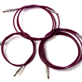 Knitpro Interchangeable Needle Cables (Purple)
