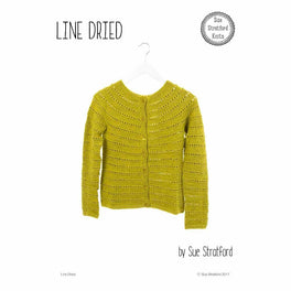 Line Dried Cardigan by Sue Stratford - Digital Pattern