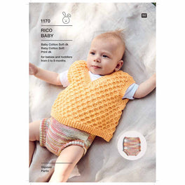 Slipover and Pants in Rico Baby Cotton Soft Dk and Baby Cotton Soft Print Dk - Digital Version 1170