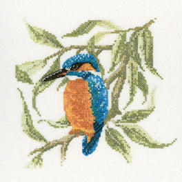 Kingfisher - Heritage Crafts Cross Stitch Kit