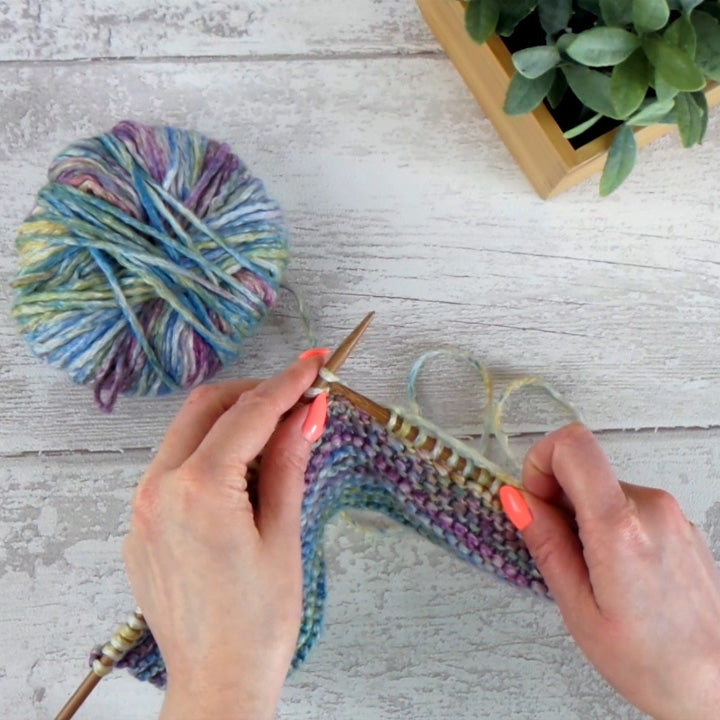 How to knit garter stitch?