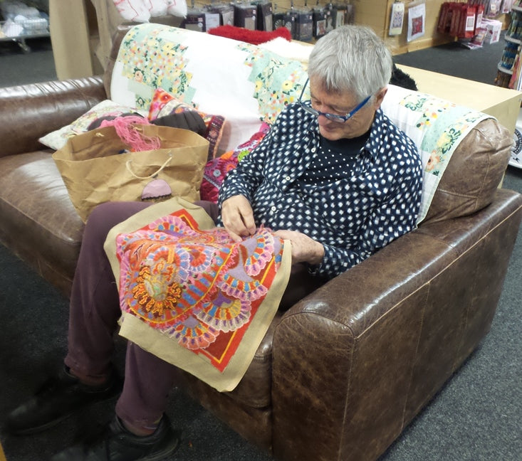 Kaffe Fassett & Brandon Mably at Black Sheep Wools