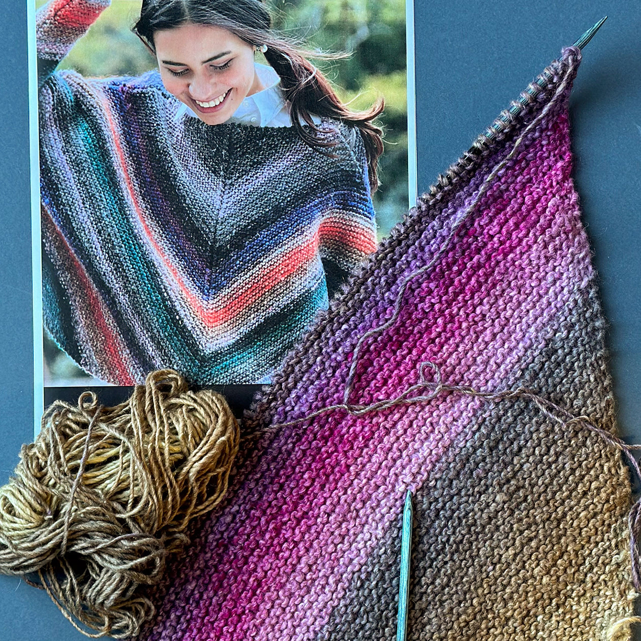 Sara's Jumper Journey - Garter Stitch Sweater in Noro Silk Garden Aran