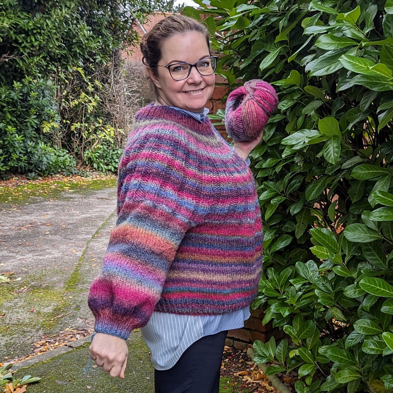 Staff Project: Sunday Sweater by PetiteKnit in Lang Yarns Orion