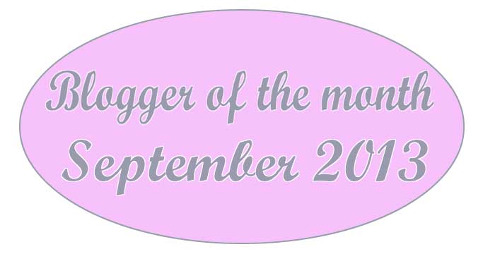 Blogger of the month - September
