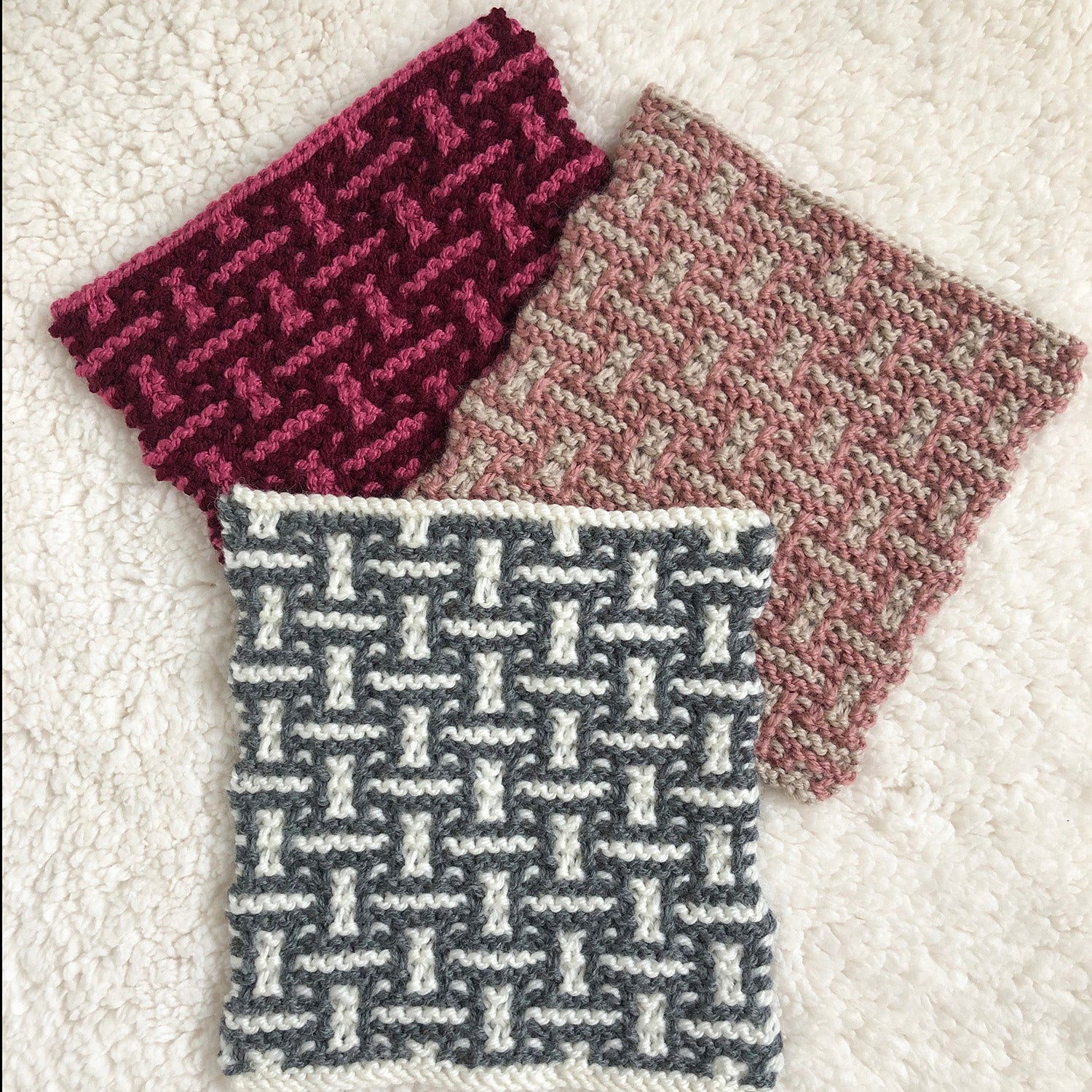 Week 2 New Lane - A Day Out Knit Along Blanket by Sarah Hatton - How to knit mosaic stitch