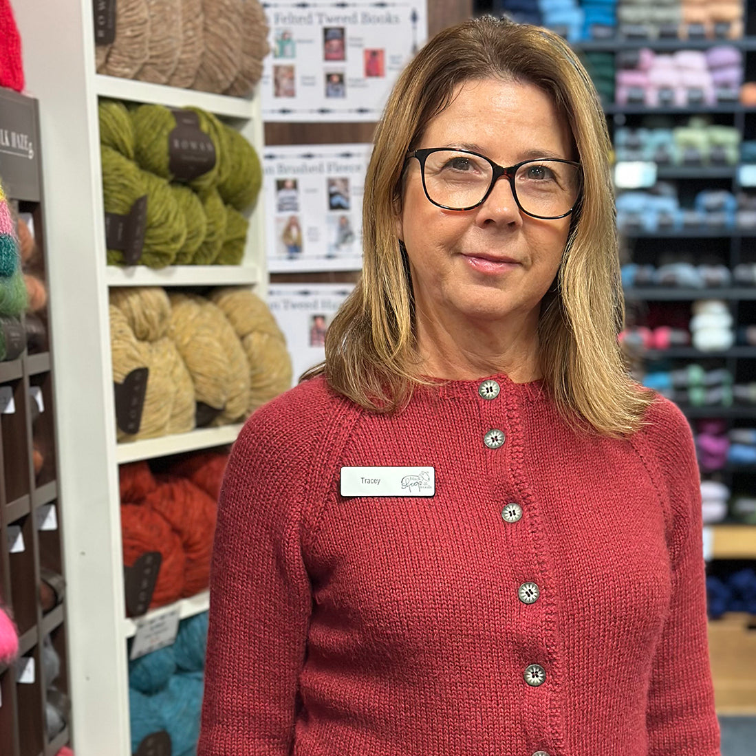 Staff Project: Knitted Cardigan in Rowan Pure Alpaca