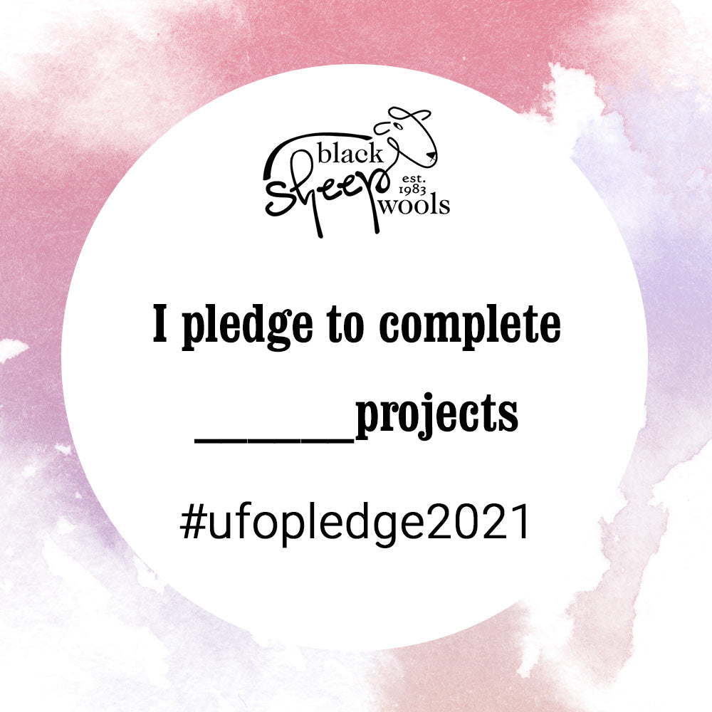 UFO pledge 2021 - Finishing off knitting and crochet projects