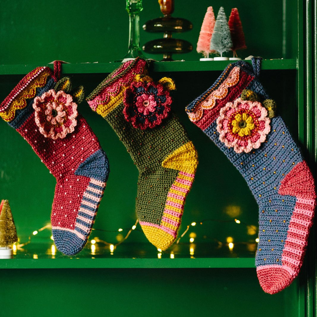 Buy Janie Crow Glitzy Festive Stocking – Black Sheep Wools
