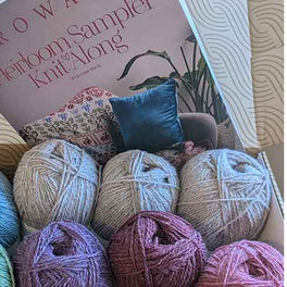 Heirloom Sampler Blanket Knit Along in Sirdar Loveful Tweed Dk & Stylecraft Recreate Dk - by Martin Storey