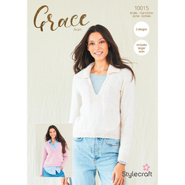 Sweaters in Stylecraft Grace Aran - Digital Version 10015