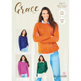 Sweaters in Stylecraft Grace Aran - Digital Version 10017