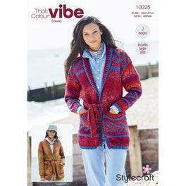 Jackets in Stylecraft That Colour Vibe Chunky