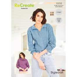 Sweaters in Stylecraft ReCreate Dk - Digital Version 10058