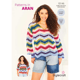 Crochet Sweaters in Stylecraft Special Aran, Grace & ReLove - Digital Version 10146