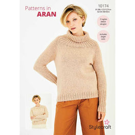 Sweaters in Stylecraft Serene Aran and Grace Aran