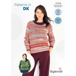 Crochet Sweaters in Stylecraft Dk - Digital Version 10258