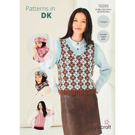 Fair Isle Tank, Hat & Cowl in Stylecraft Naturals Pure Wool & Life Dk