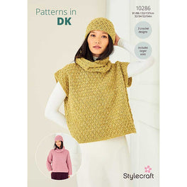 Textured Crochet Sweater, Tank & Hat in Stylecraft Naturals Pure Wool & Life Dk