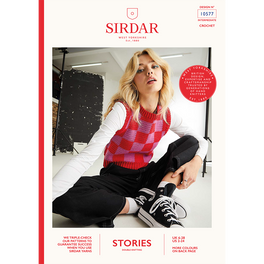Gridlock Crochet Vest in Sirdar Stories DK