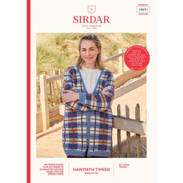 Country Mile Cardi in Sirdar Haworth Tweed Dk - Digital Version 10691