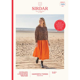 Coastal Path Cardigan in Sirdar Haworth Tweed Dk - Digital Version 10696