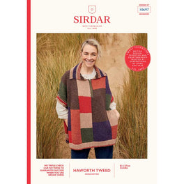 Woodland Walk Poncho in Sirdar Haworth Tweed Dk - Digital Version 10697