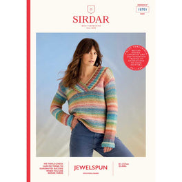High Tide Sweater in Sirdar Jewelspun Chunky With Wool - Digital Version 10701